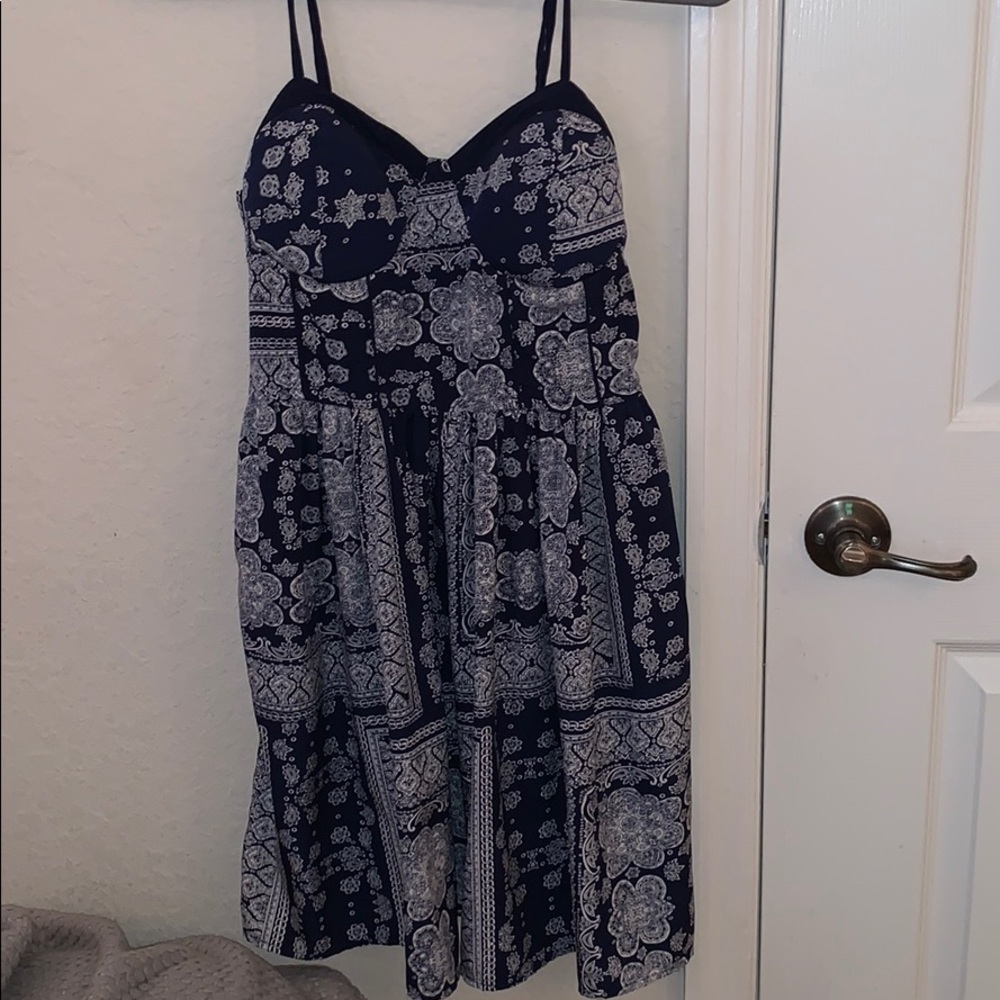 💙Blue Indi Print Dress💙